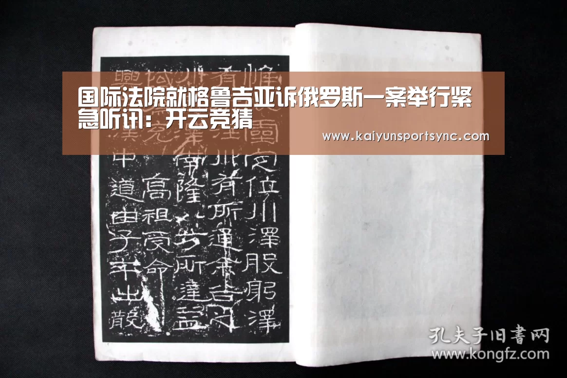 国际法院就格鲁吉亚诉俄罗斯一案举行紧急听讯:开云竞猜(图1) 开云官网